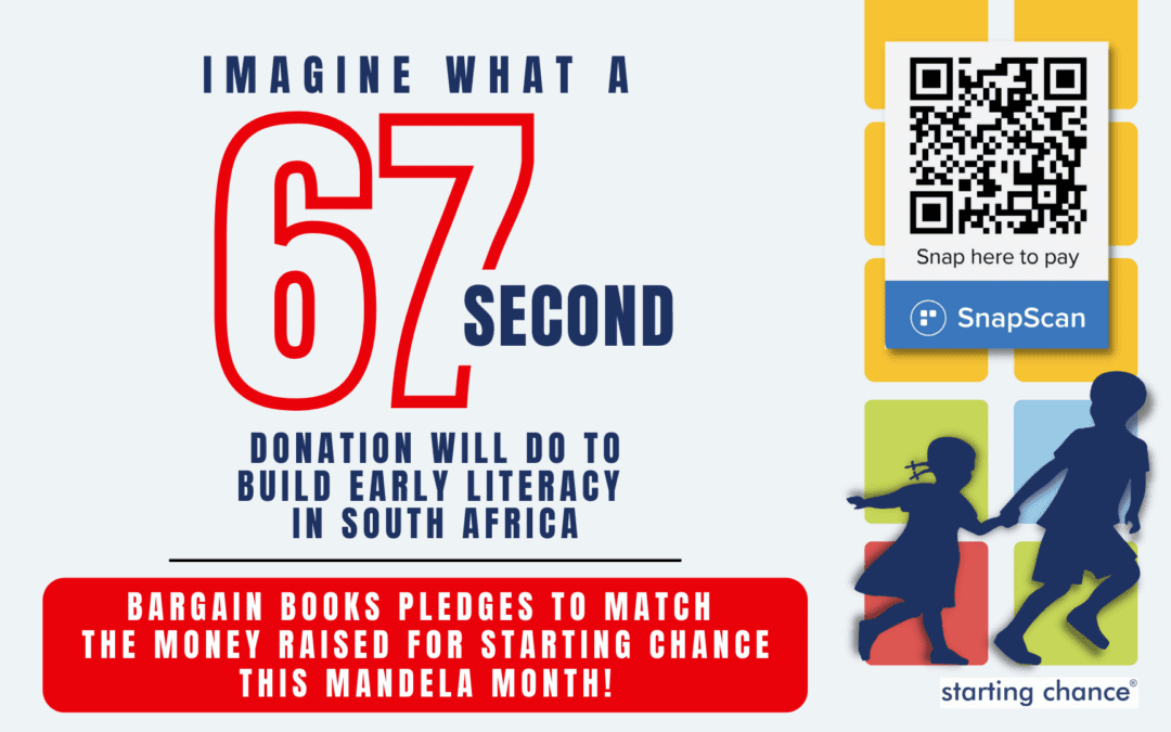 Bargain Books, Mandela Day and Starting Chance